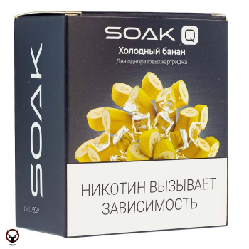 Картридж SOAK Q Холодный банан (2шт)