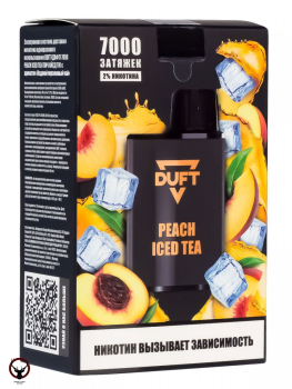 Электронная сигарета DUFT Peach Iced Tea (7000 затяжек)