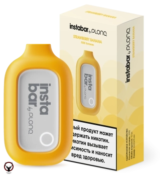 Электронная сигарета PLONQ INSTABAR Клубника банан (5000 затяжек) 20 мг