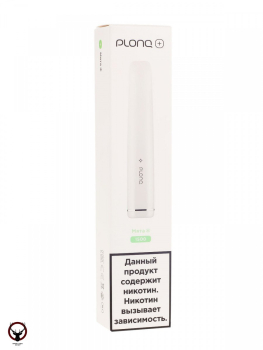 Электронная сигарета PLONQ PLUS Мята (1500 затяжек) 20 мг