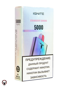 IGNITE Strawberry Banana V2 (5000 затяжек)