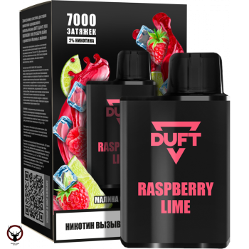 Электронная сигарета DUFT Raspberry Lime (7000 затяжек)