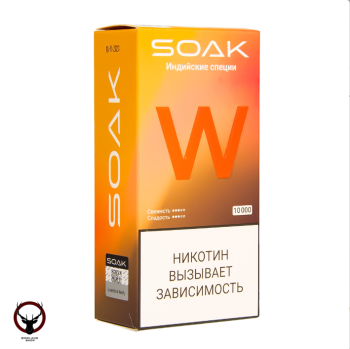 Электронная сигарета SOAK W Индийские специи 10000 затяжек