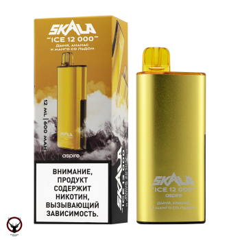 Электронная сигарета SKALA ICE Дыня, ананас и манго со льдом (12000 затяжек)