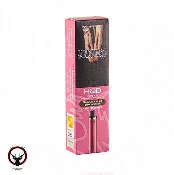 Электронная сигарета HQD Cuvie Plus Чёрный чай со смородиной (1200 затяжек)