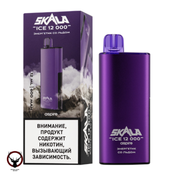 Электронная сигарета SKALA ICE Энергетик со льдом (12000 затяжек)