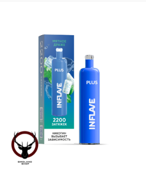 Электронная сигарета INFLAVE PLUS Мятное драже (2200 затяжек)
