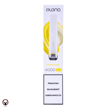 PLONQ PLUS PRO Банан кокос (4000 затяжек) 20 мг