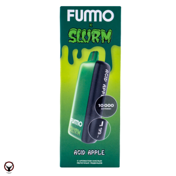 FUMMO INDIC SLURM Кислые яблочные леденцы (10 000 затяжек)