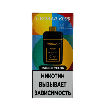 Эл. сиг. TIKOBAR 6000 Mango Melon (Манго Дыня)  2 %