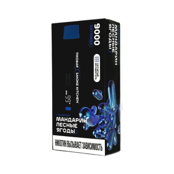 Эл. сиг. TIKOBAR SOLOx SMOKE KITCHEN 9000 Blackberry strawberry tangerine /Мандарин лесные ягоды  2