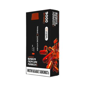 Эл. сиг. TIKOBAR SOLOx SMOKE KITCHEN 9000 Cherry peach lemon /Вишня персик лимон  2 %