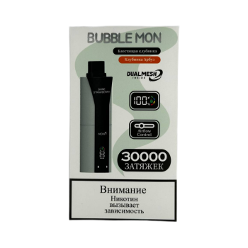 Эл. сиг. BUBBLEMON BOOSTER DUBLE 30000 Блестящая Клубника + Клубника Арбуз / Shine Strawberry + Stra