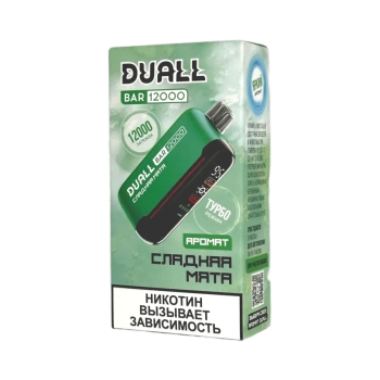 Эл. сиг. DUALL BAR 12000 Сладкая мята 2 %