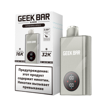 Эл. сиг. GEEK BAR SLIMOR 32000 Клубника арбуз 2 %