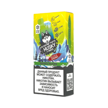 Эл. сиг. HUSKY AIRMAX 10000 Ultra Strong Shake Pears /Персик, груша и личи с холодком 2 %