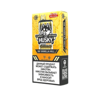 Эл. сиг. HUSKY CYBER 10000 Ultra Strong Vanilla Hill /Ванильное мороженое 2 %