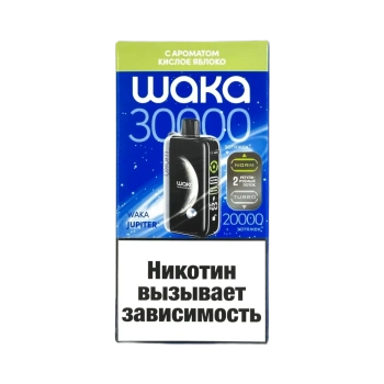 Эл. сиг. WAKA JUPITER DM 30000 Кислое яблоко 2%