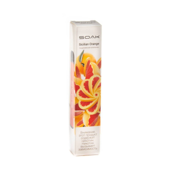 Эл. сиг. SOAK X Black 2200 Sicilian Orange / Сицилийский апельсин 2 %