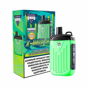 Эл. сиг. GANG X BOX 2.0 РФ (18000) Кислый мармелад 2 мл.