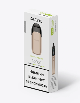 Эл. сиг. PLONQ PRIME 12000 Кислое яблоко 2%