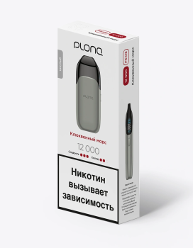 Эл. сиг. PLONQ PRIME 12000 Клюквенный морс 2%