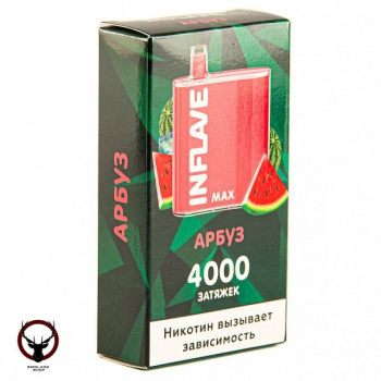INFLAVE MAX Арбуз (4000 затяжек) МРК