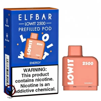 Картридж Elf Bar Lowit 2500 20 мг, 6 мл (Energy) МРК
