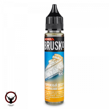 Жидкость Brusko Salt Творожный десерт с кусочками банана 30 мл 2