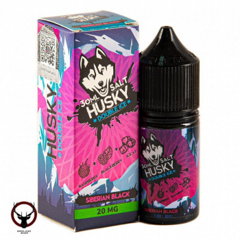 Жидкость HUSKY DOUBLE ICE SALT Siberian black 20 мг 30 мл