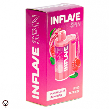 INFLAVE SPIN Малиновый лимонад (8000 затяжек) МРК