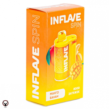 INFLAVE SPIN Манго банан (8000 затяжек) МРК