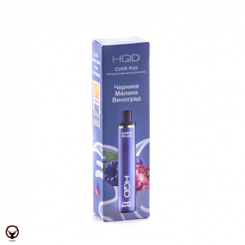 HQD Cuvie Plus Черника-малина-виноград (1200 затяжек) МРК