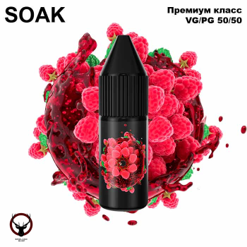 Жидкость SOAK Raspberry soda 10 мл 2 мг
