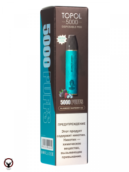 TOPOL Blueberry Raspberry Ice (5000 затяжек)