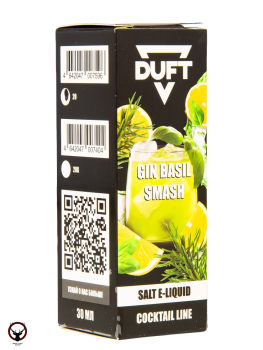 Жидкость DUFT SOLO LINE Salt 20 Gin basil smash 30 мл