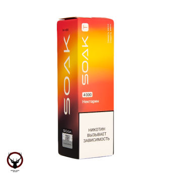 Электронная сигарета SOAK T Нектарин 4000 затяжек