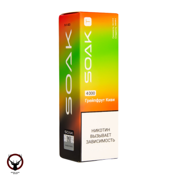Электронная сигарета SOAK T Грейпфрут киви 4000 затяжек