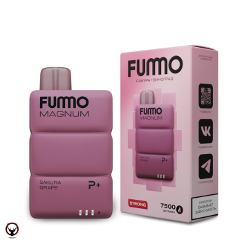 FUMMO MAGNUM Сакура Виноград (7500 затяжек) МРК