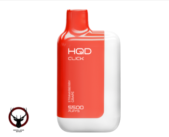 Электронная сигарета HQD CLICK Устройство + картридж Клубника Виноград (5500 затяжек)