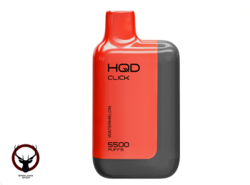 Электронная сигарета HQD CLICK Устройство + картридж Арбузная жвачка (5500 затяжек)