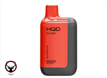 Электронная сигарета HQD CLICK Устройство + картридж Арбуз (5500 затяжек)