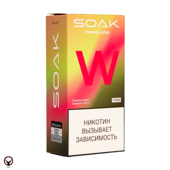 SOAK W Свежий арбуз 10000 затяжек МРК