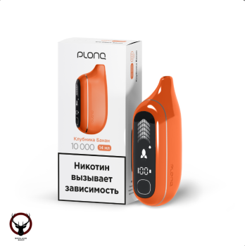 PLONQ MAX PRO Клубника банан (10000 затяжек) 20 мг