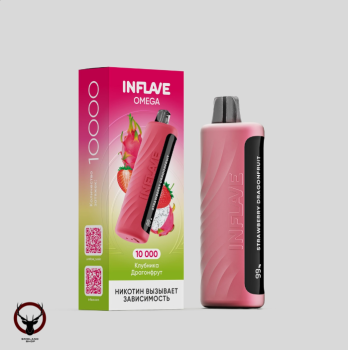 INFLAVE OMEGA Клубника драгонфрут (10000 затяжек) МРК