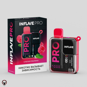 INFLAVE PRO Спелая малина (7000 затяжек) МРК