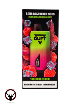 DUFT Sour Raspberry Mors (10000 затяжек)