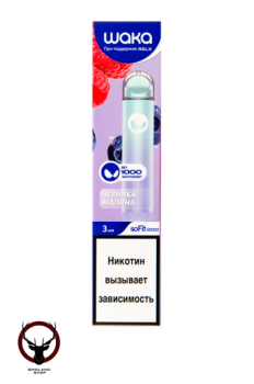 WAKA Черника Малина (1000 затяжек)
