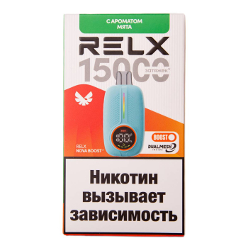 RELX NOVA Мята (15000 затяжек)