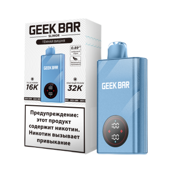 Эл. сиг. GEEK BAR SLIMOR 32000 Тёмная вишня 2 %